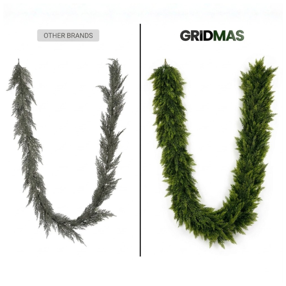 Gridmas™ Cedar Garlands